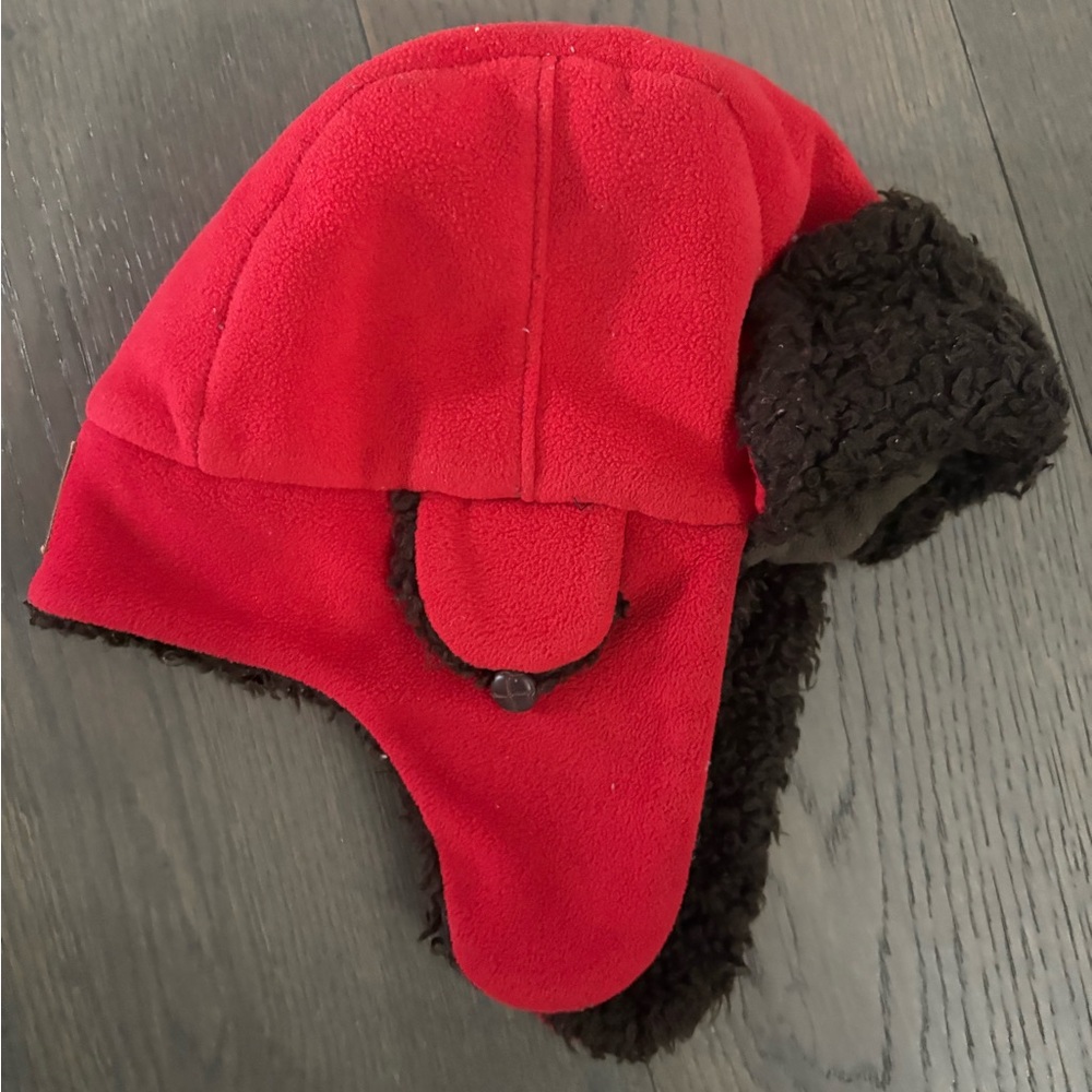 Baby gap red winter hat XL sz 6/8 NWT retail $55